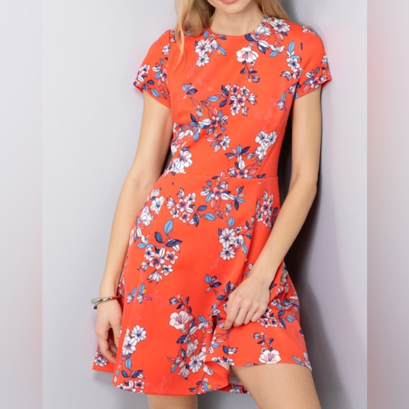 Vince Camuto Dresses & Skirts - Vince Camuto Floral Print A Line Dress Size 12
